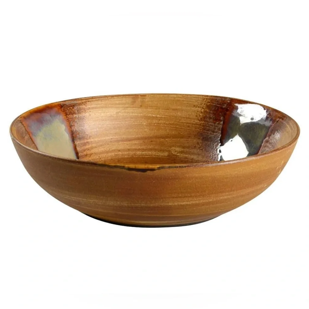 SANGO Splash Brown by Stoneware, Brown Drip Pattern Collectible Bowls‎ - 4951